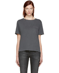 T-shirt gris foncé Amo