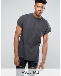 T-shirt gris foncé Asos