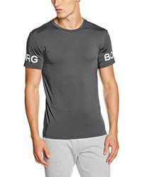 T-shirt gris foncé Bjorn Borg