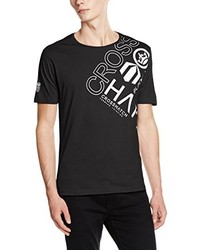 T-shirt gris foncé Crosshatch