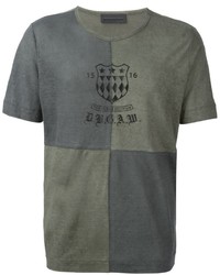 T-shirt gris foncé Diesel Black Gold