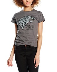T-shirt gris foncé Game Of Thrones