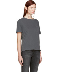 T-shirt gris foncé Amo