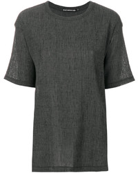 T-shirt gris foncé Issey Miyake