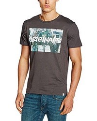 T-shirt gris foncé Jack & Jones