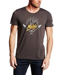 T-shirt gris foncé Maloja