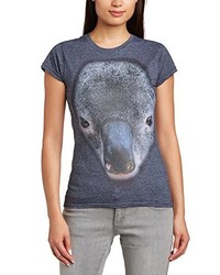 T-shirt gris foncé Printed Wardrobe