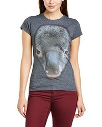T-shirt gris foncé Printed Wardrobe