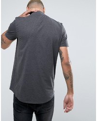 T-shirt gris foncé Asos