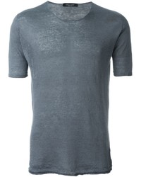 T-shirt gris foncé Roberto Collina