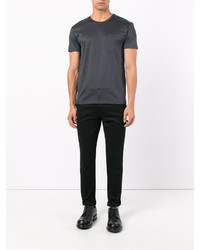 T-shirt gris foncé Alexander McQueen