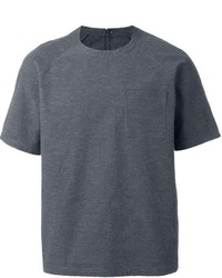 T-shirt gris foncé Sunnei