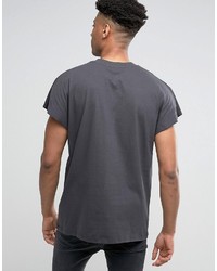 T-shirt gris foncé Asos