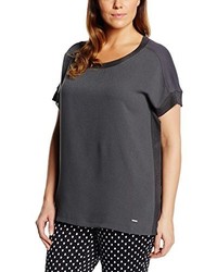 T-shirt gris foncé Triangle by s.Oliver