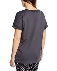 T-shirt gris foncé Triangle by s.Oliver