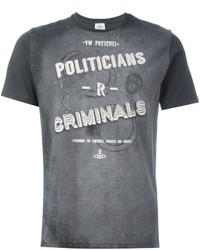T-shirt gris foncé Vivienne Westwood