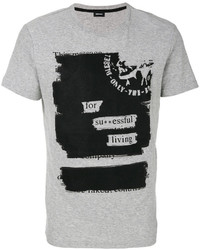 T-shirt gris Diesel