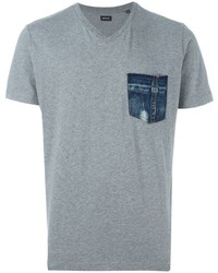 T-shirt gris Diesel