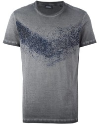 T-shirt gris Diesel