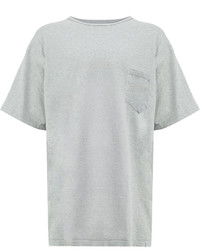 T-shirt gris Facetasm