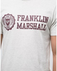 T-shirt gris Franklin & Marshall