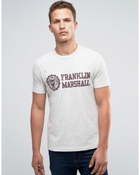 T-shirt gris Franklin & Marshall