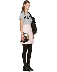 T-shirt gris MSGM