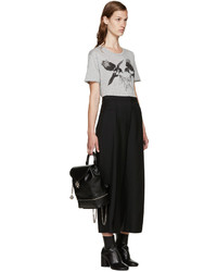 T-shirt gris Alexander McQueen