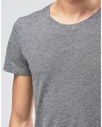 T-shirt gris Selected