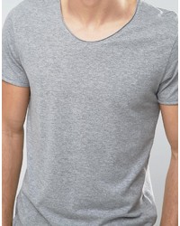 T-shirt gris Selected