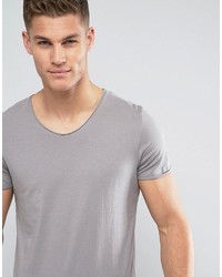 T-shirt gris Selected