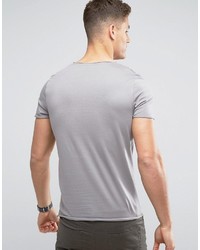 T-shirt gris Selected