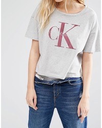 T-shirt gris Calvin Klein