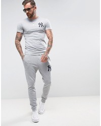 T-shirt gris Majestic