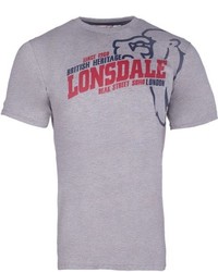 T-shirt gris Lonsdale