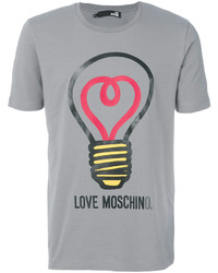 T-shirt gris Love Moschino