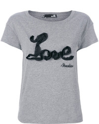 T-shirt gris Love Moschino