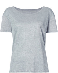 T-shirt gris Majestic Filatures