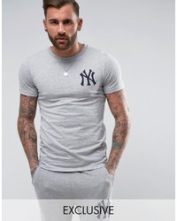 T-shirt gris Majestic