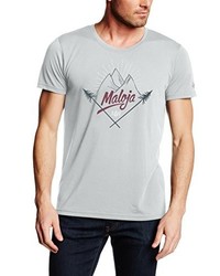 T-shirt gris Maloja