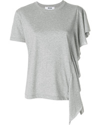 T-shirt gris MSGM
