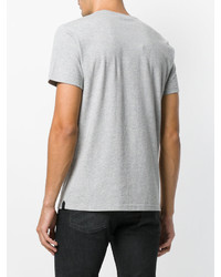 T-shirt gris Alexander McQueen