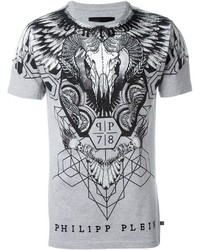 T-shirt gris Philipp Plein