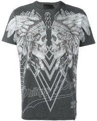 T-shirt gris Philipp Plein