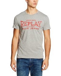 T-shirt gris Replay