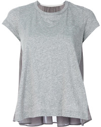 T-shirt gris Sacai