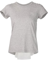T-shirt gris Sacai