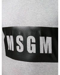 T-shirt gris MSGM