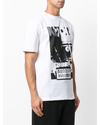 T-shirt imprimé blanc McQ