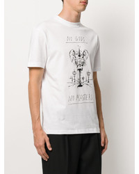 T-shirt imprimé blanc McQ